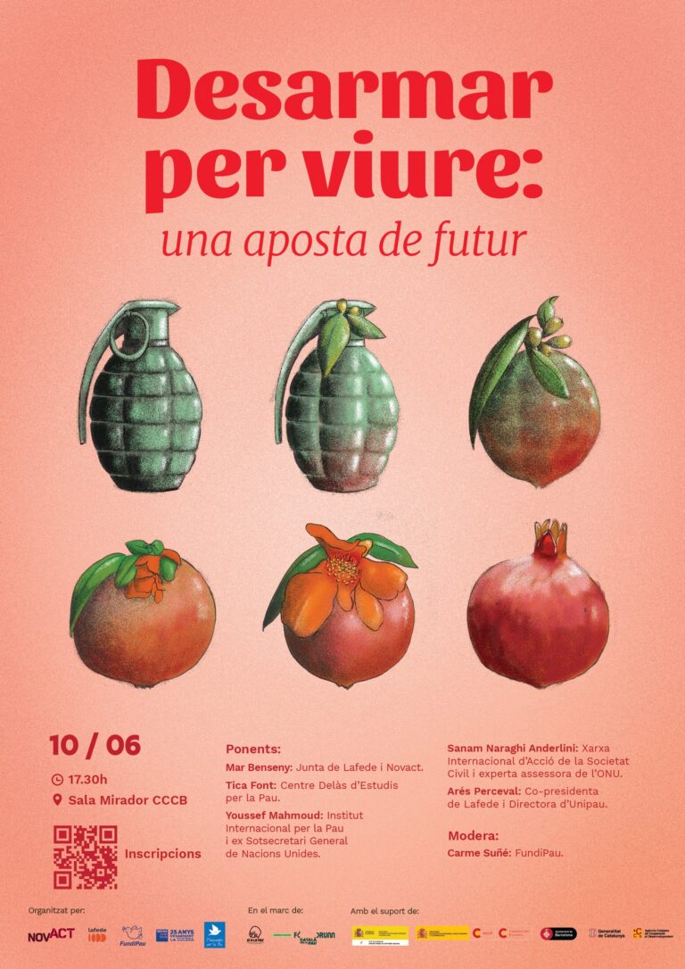 Desarmar per viure: una aposta de futur