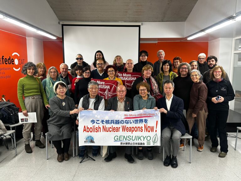 L’organització Nihon Hidankyo, Premi Nobel de la Pau 2024, a Barcelona